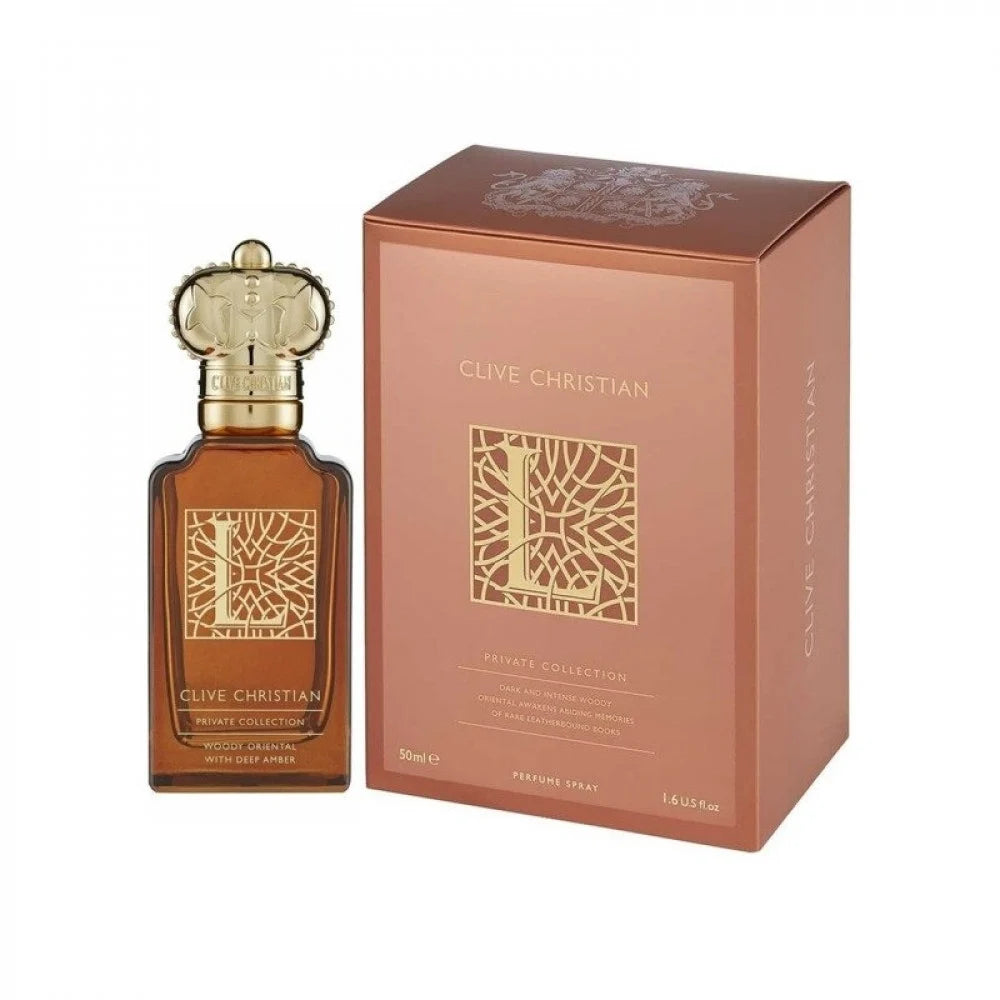 L for Men Woody Oriental With Deep Amber Clive Christian